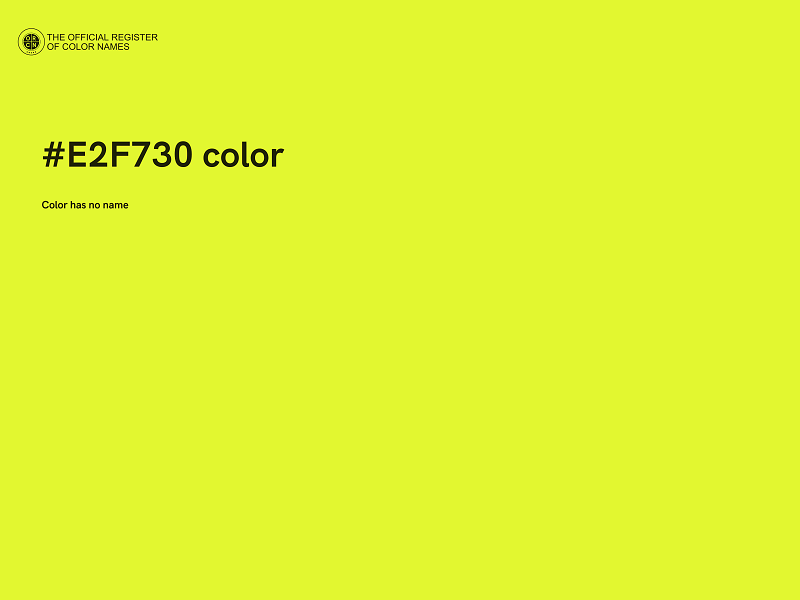 #E2F730 color image