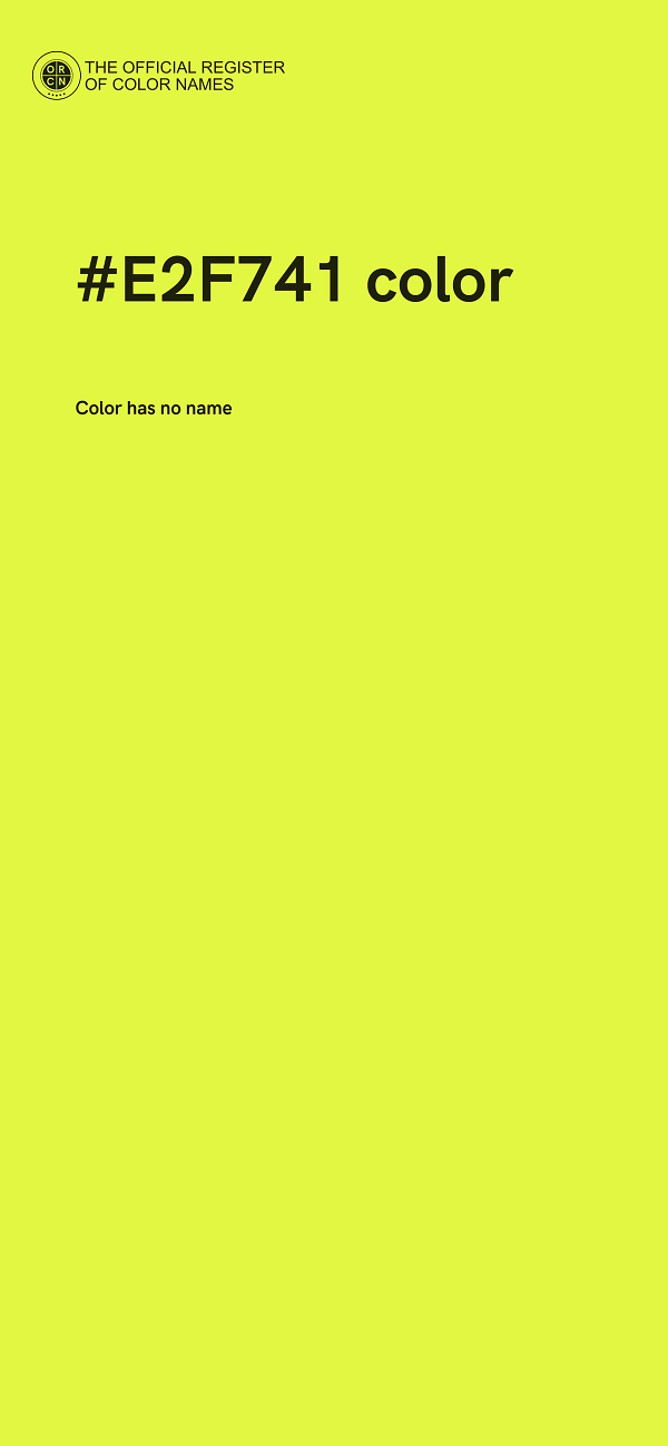 #E2F741 color image