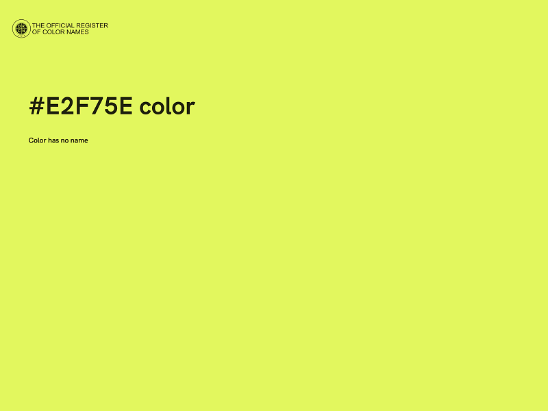 #E2F75E color image