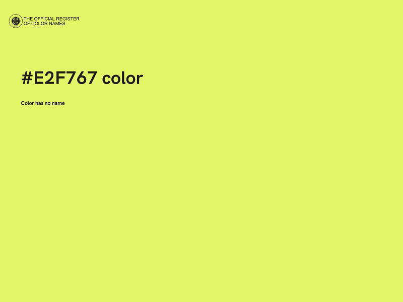 #E2F767 color image