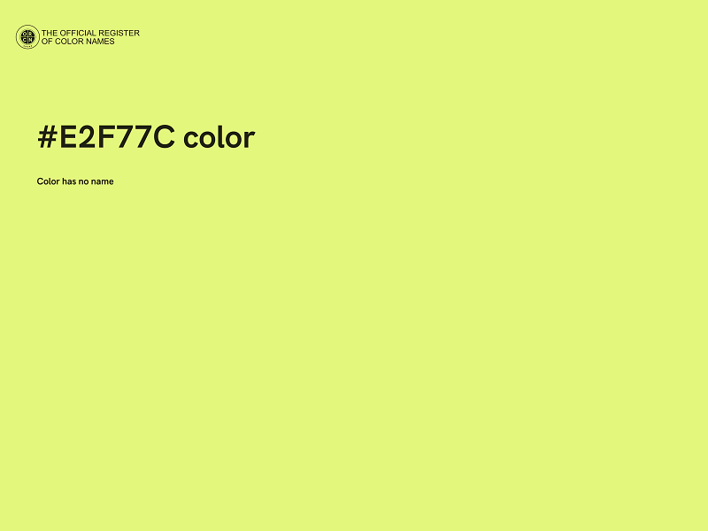 #E2F77C color image