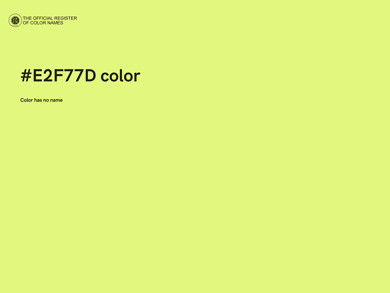 #E2F77D color image