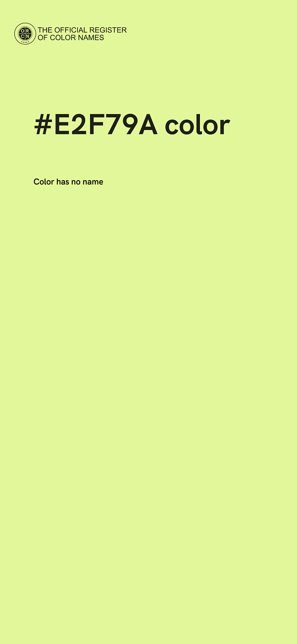 #E2F79A color image