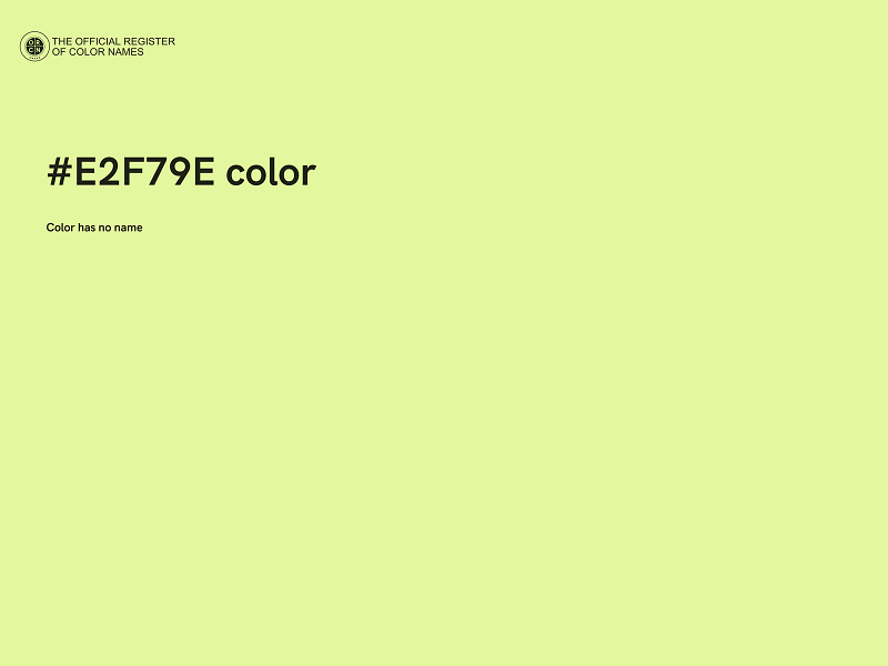 #E2F79E color image