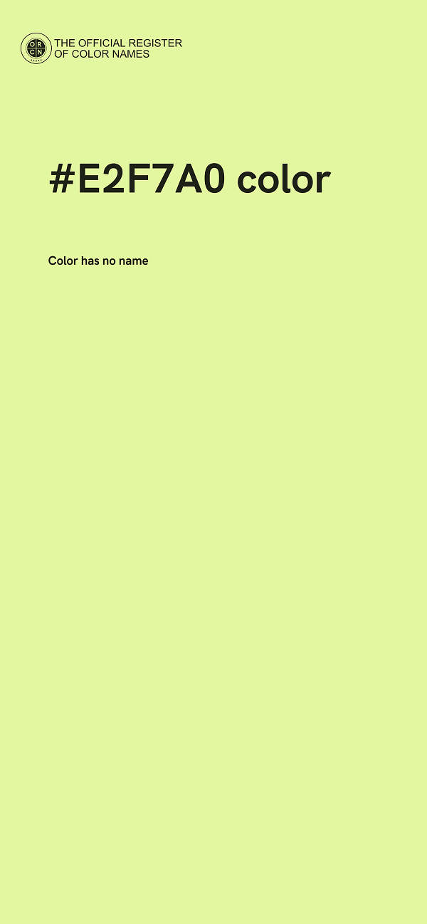 #E2F7A0 color image