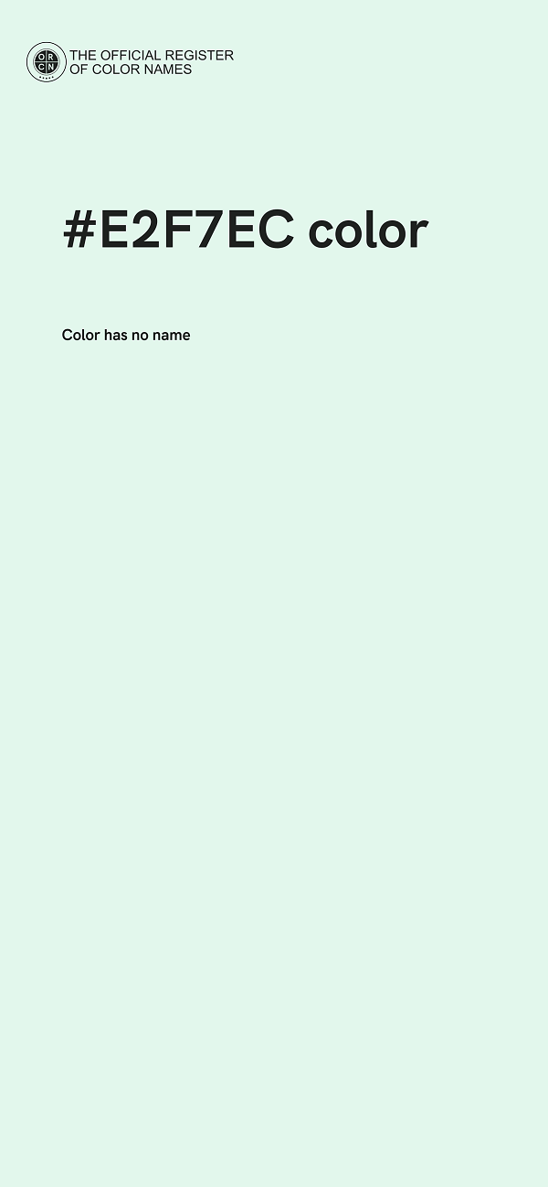 #E2F7EC color image
