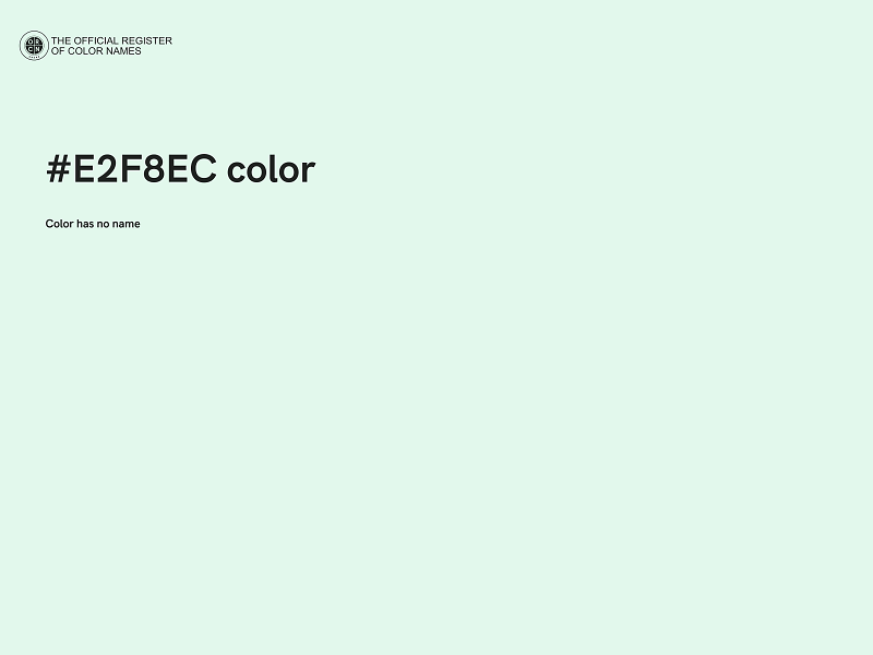 #E2F8EC color image