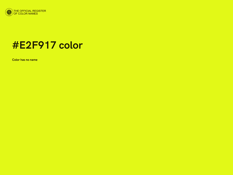 #E2F917 color image