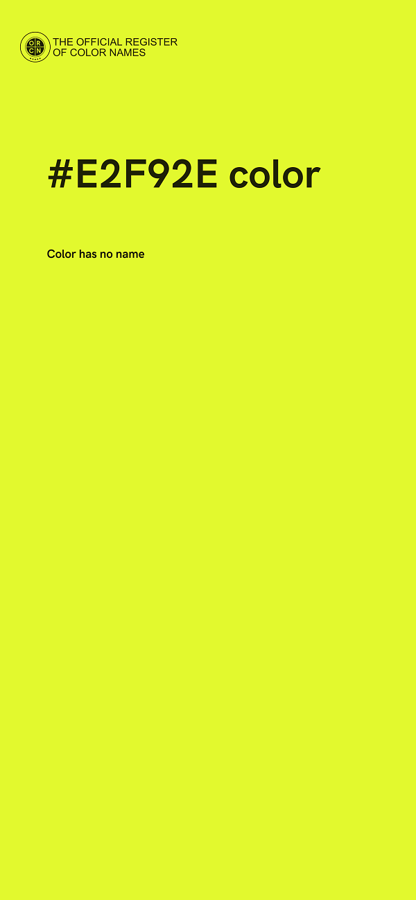 #E2F92E color image