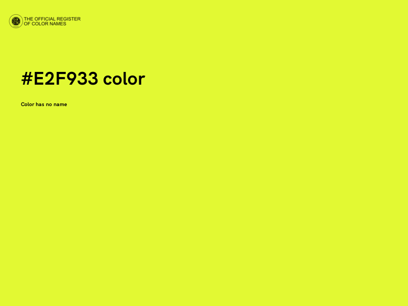#E2F933 color image