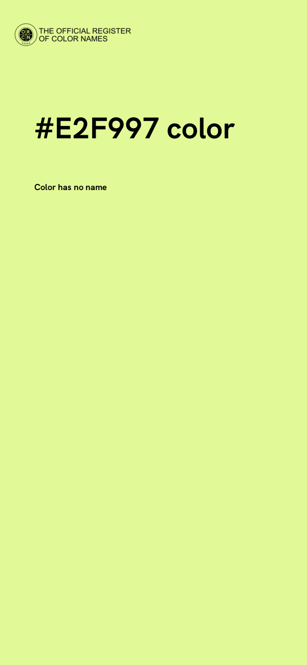 #E2F997 color image