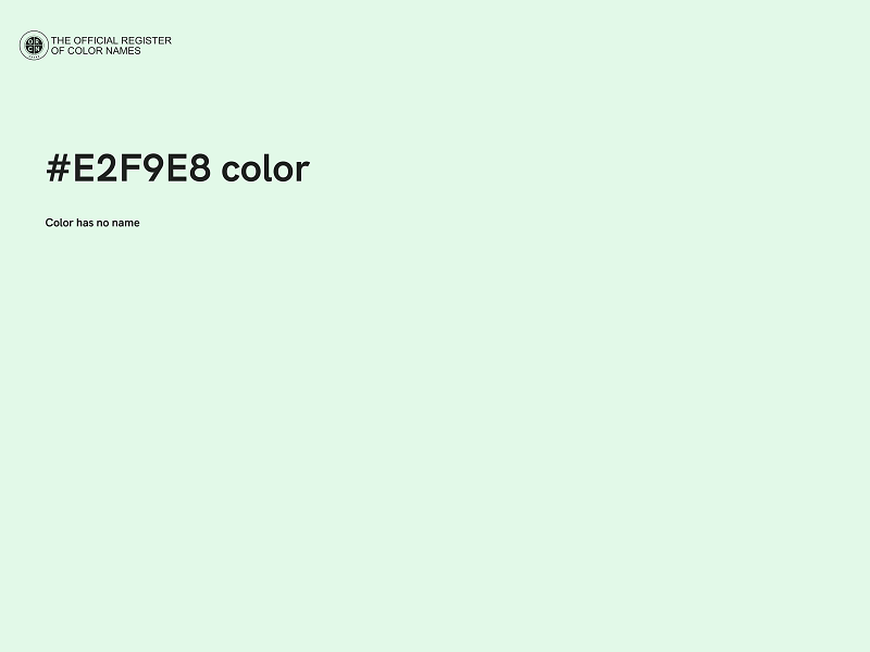 #E2F9E8 color image