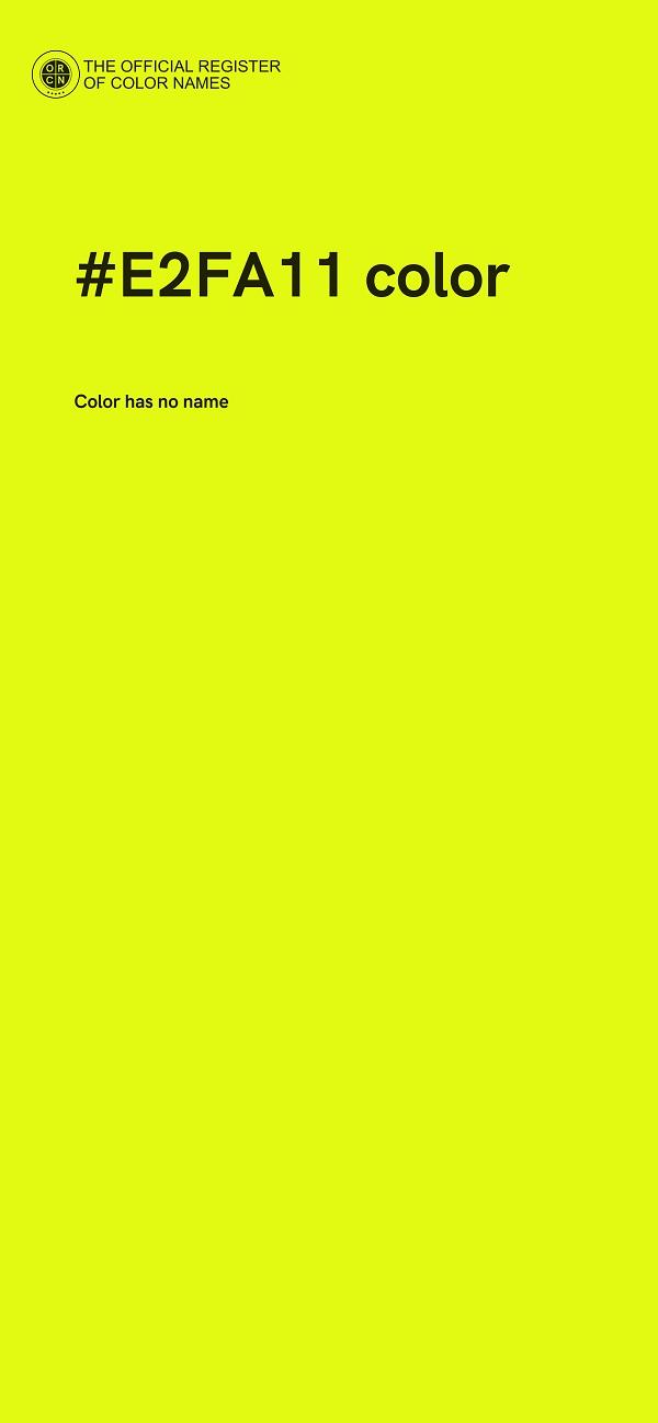 #E2FA11 color image