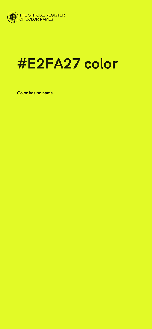 #E2FA27 color image
