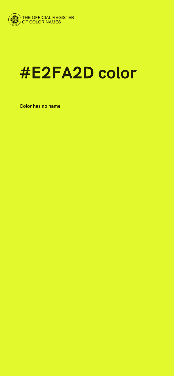 #E2FA2D color image