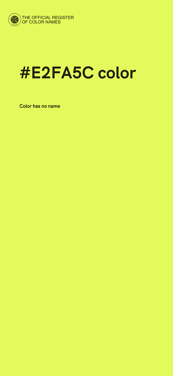 #E2FA5C color image