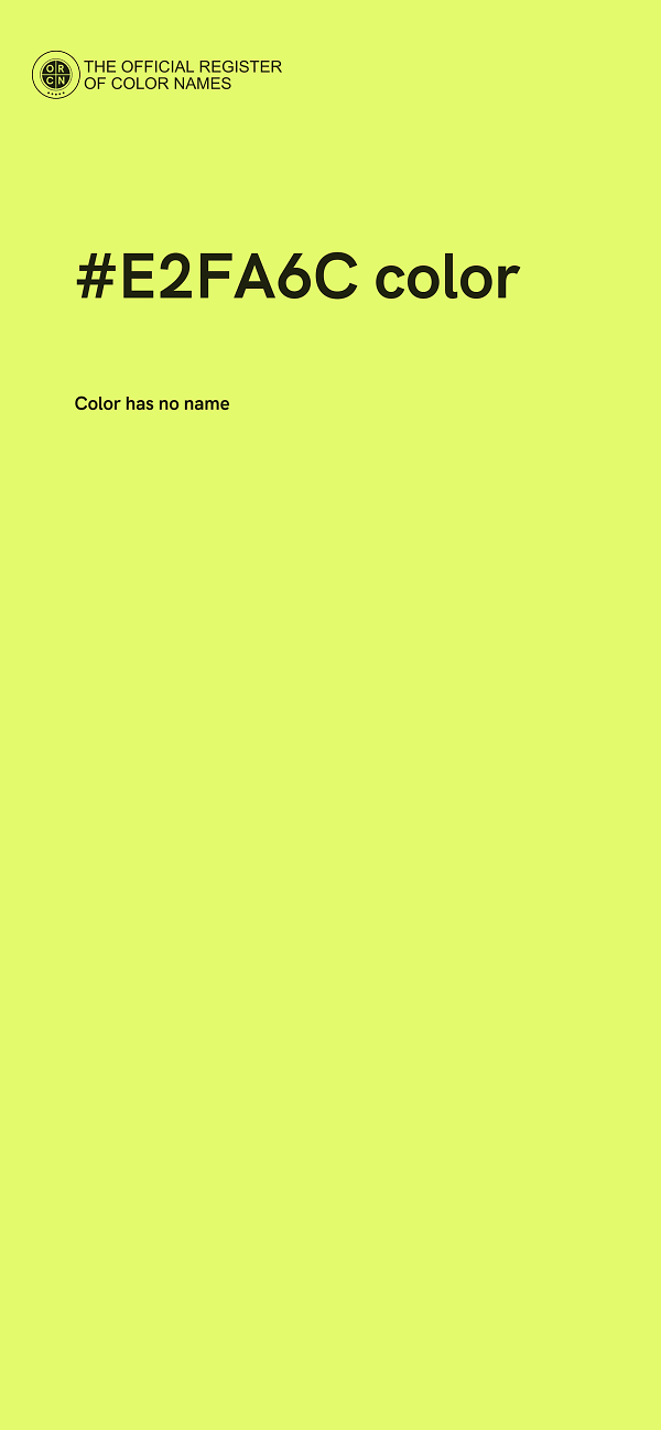 #E2FA6C color image