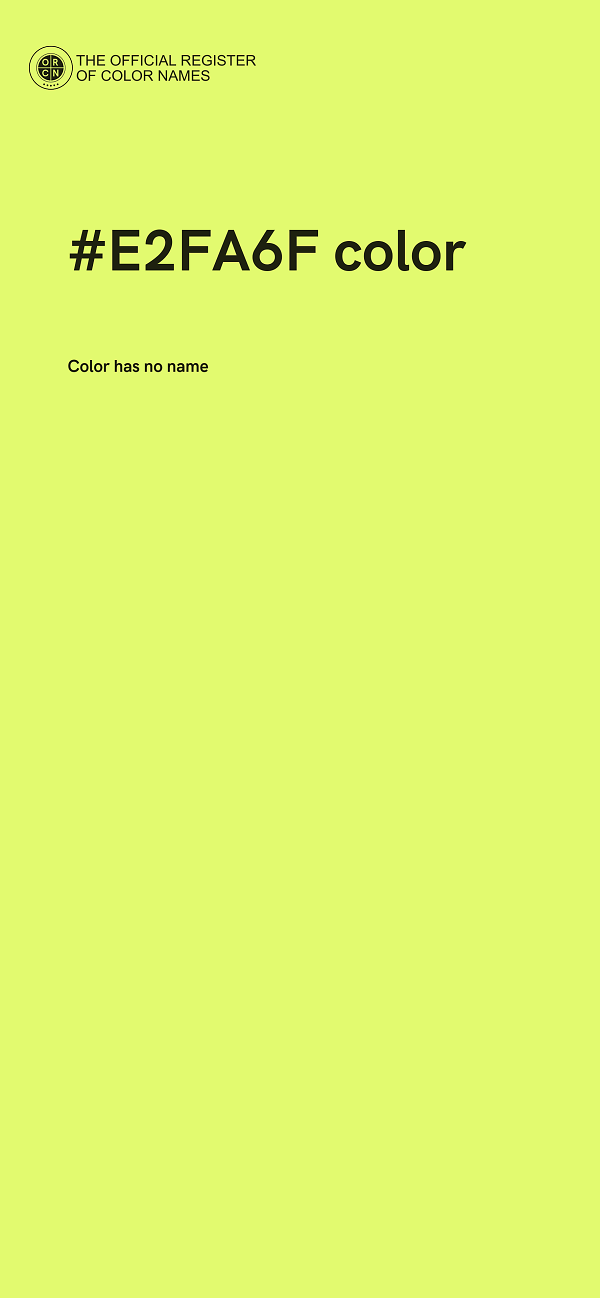 #E2FA6F color image