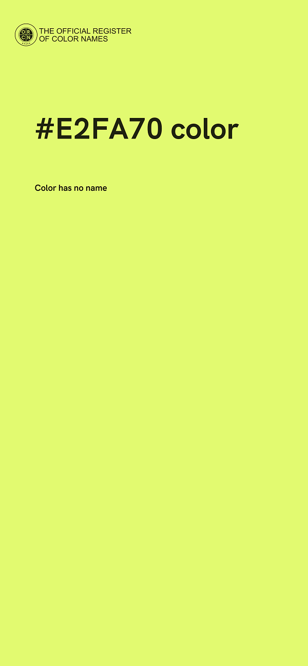 #E2FA70 color image