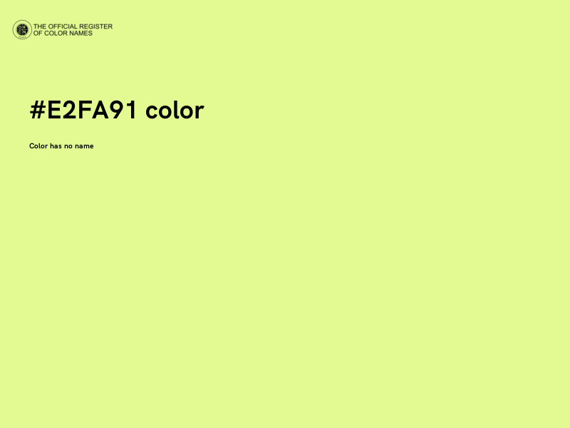 #E2FA91 color image
