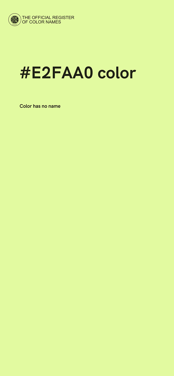 #E2FAA0 color image