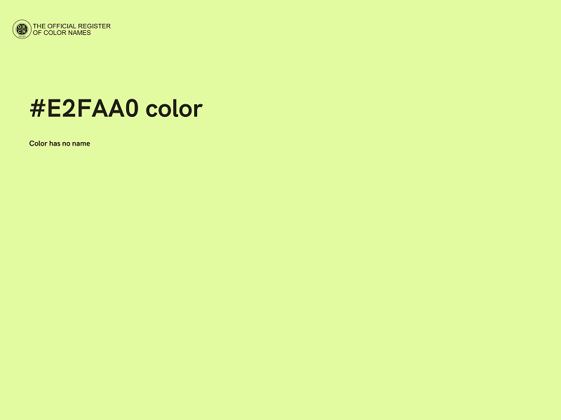 #E2FAA0 color image