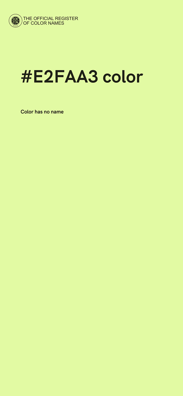 #E2FAA3 color image