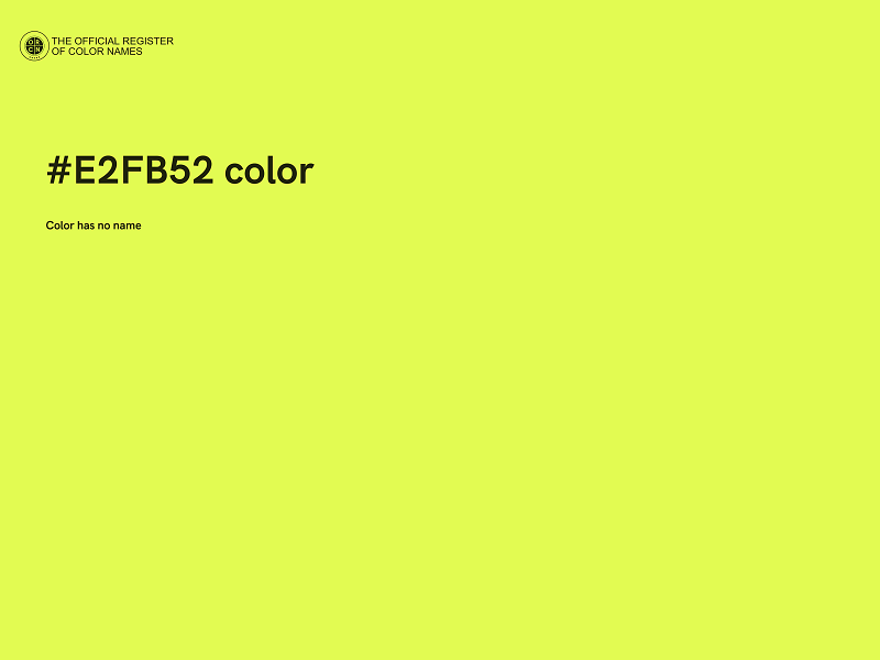 #E2FB52 color image