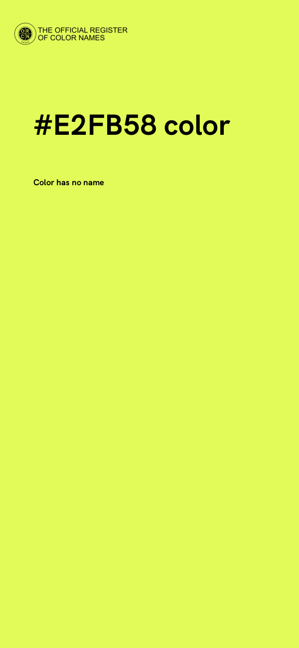 #E2FB58 color image