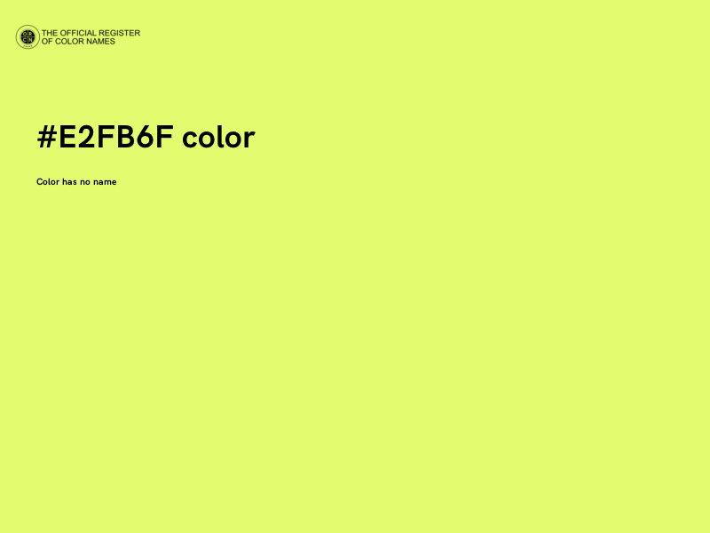 #E2FB6F color image