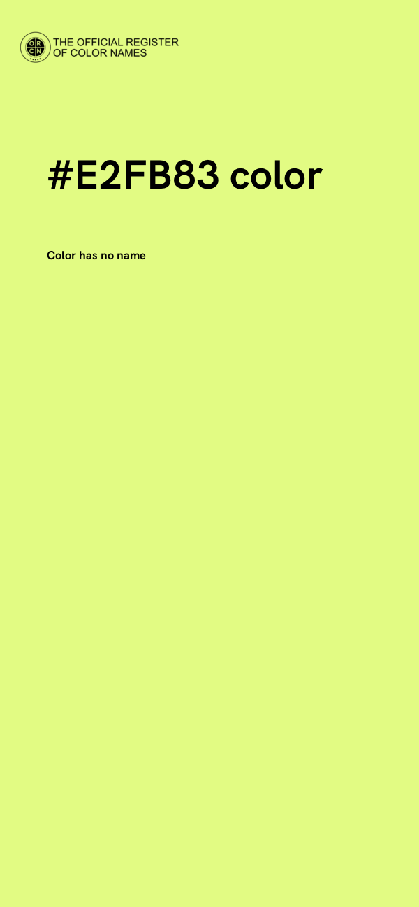 #E2FB83 color image