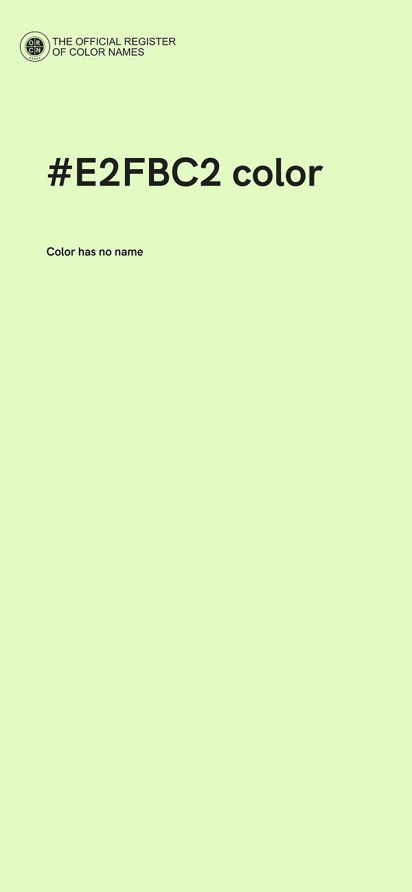 #E2FBC2 color image