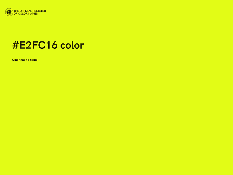 #E2FC16 color image