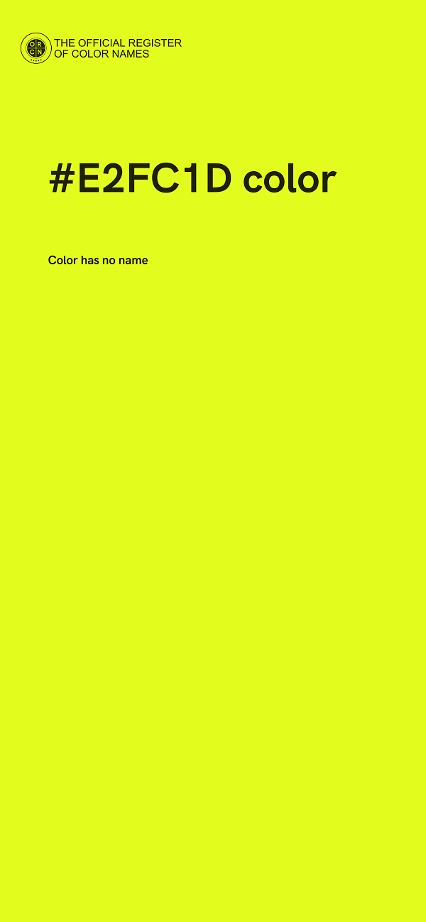 #E2FC1D color image