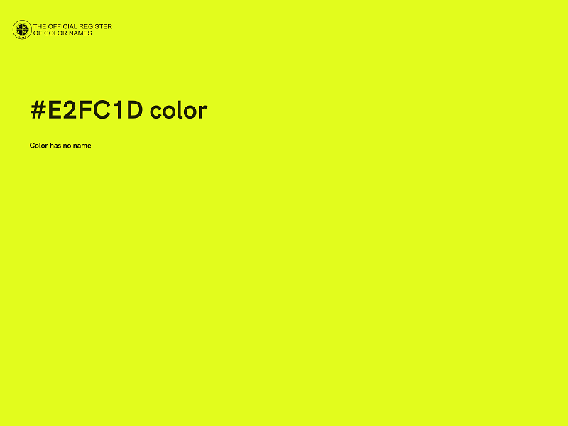 #E2FC1D color image