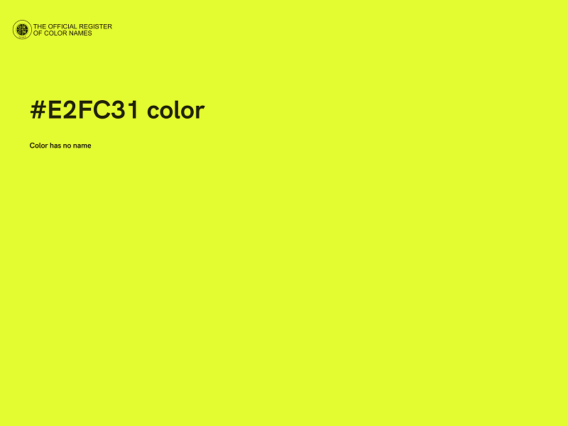 #E2FC31 color image