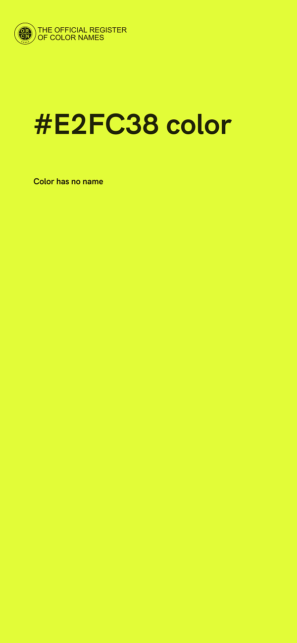 #E2FC38 color image