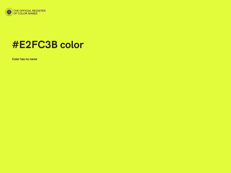 #E2FC3B color image