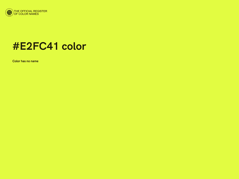 #E2FC41 color image