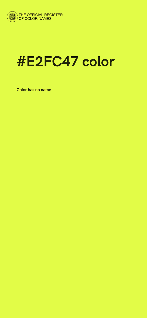 #E2FC47 color image