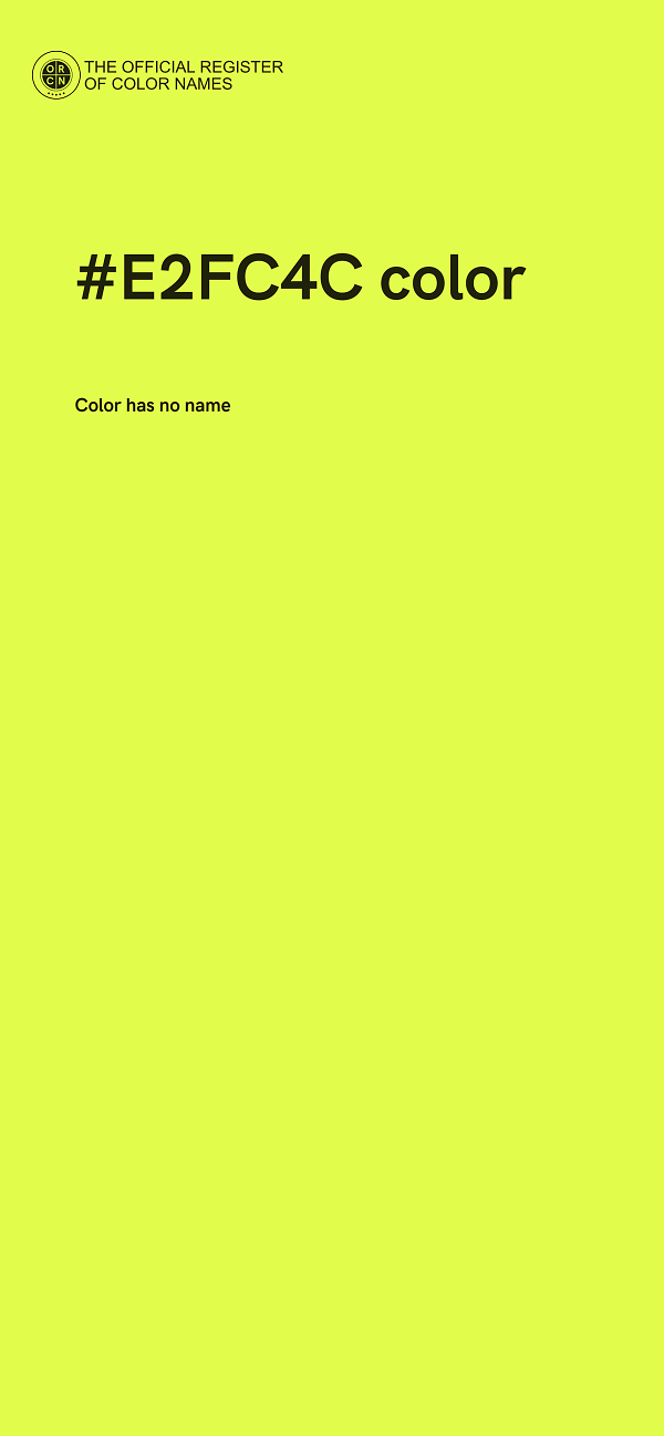 #E2FC4C color image
