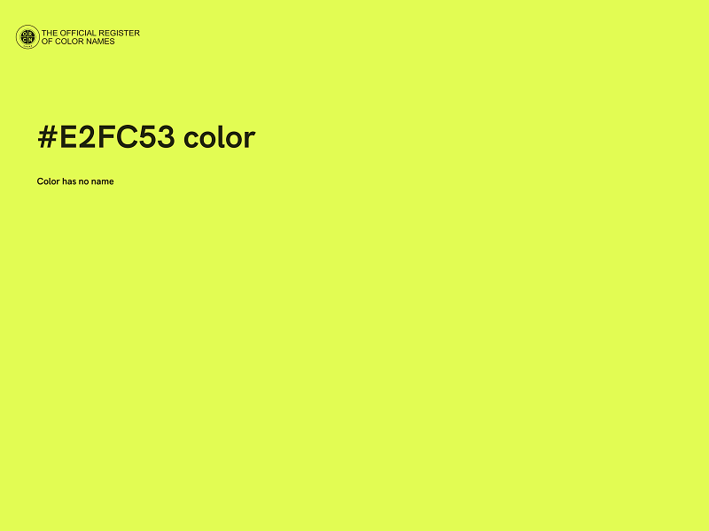 #E2FC53 color image