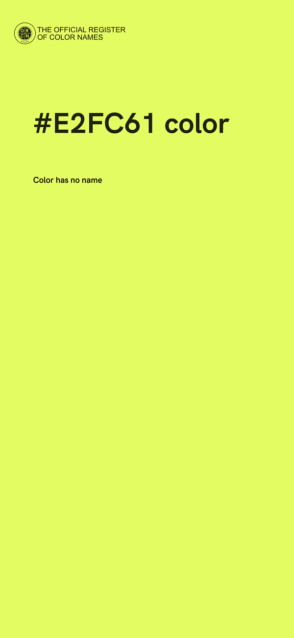 #E2FC61 color image