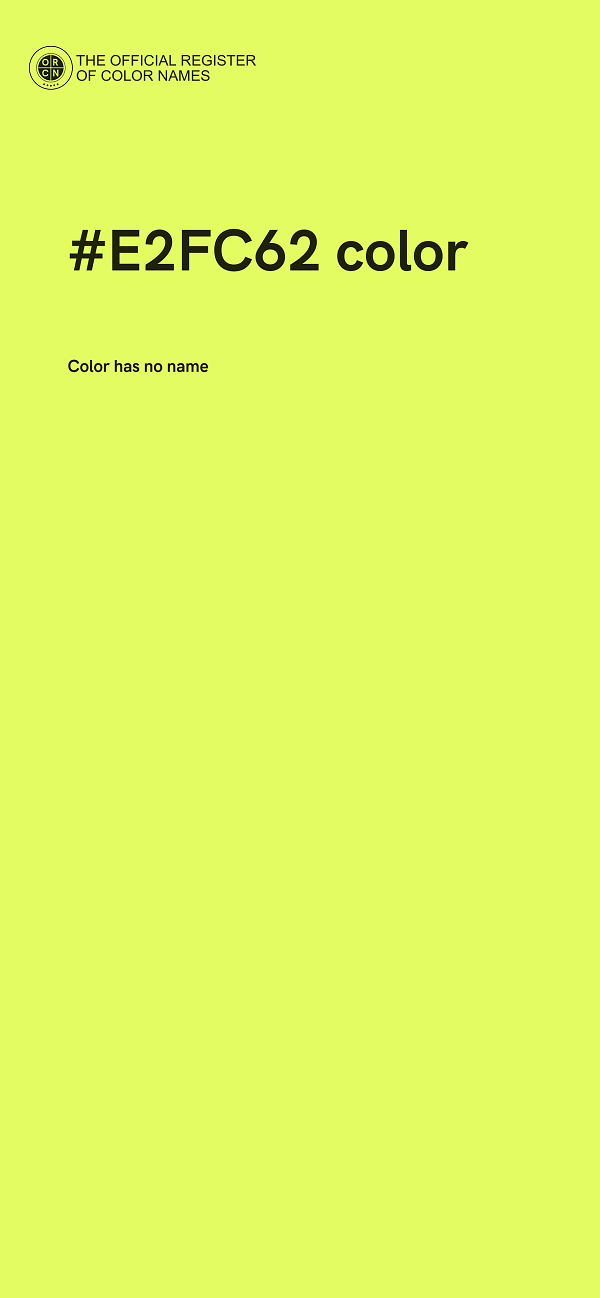 #E2FC62 color image
