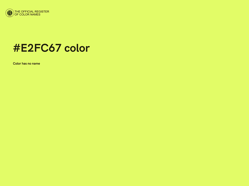 #E2FC67 color image