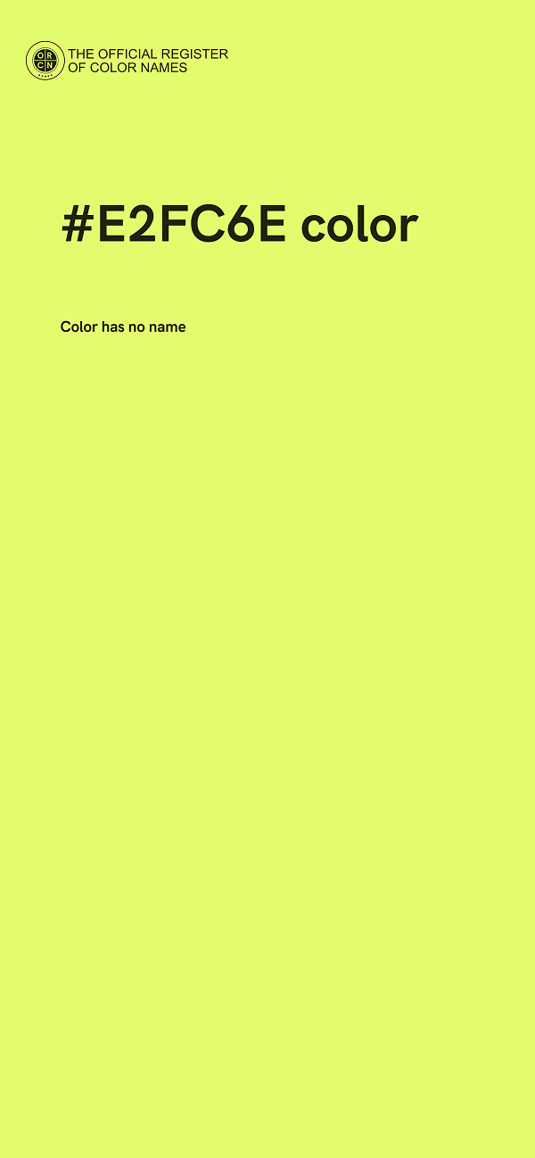 #E2FC6E color image