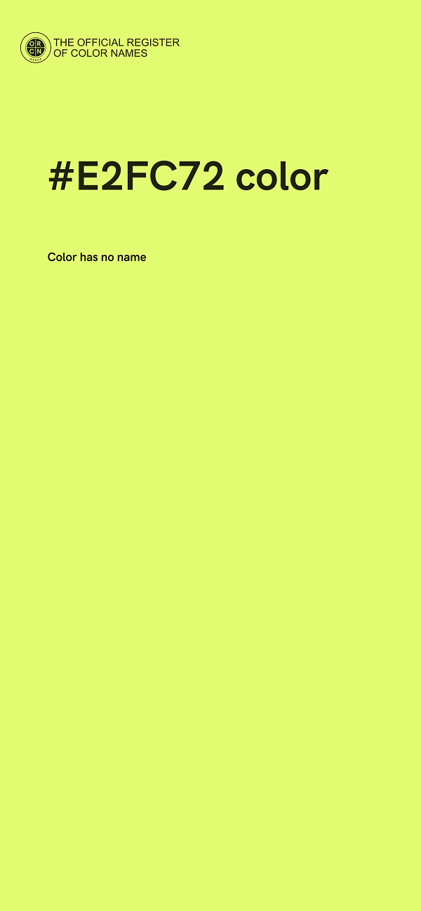 #E2FC72 color image