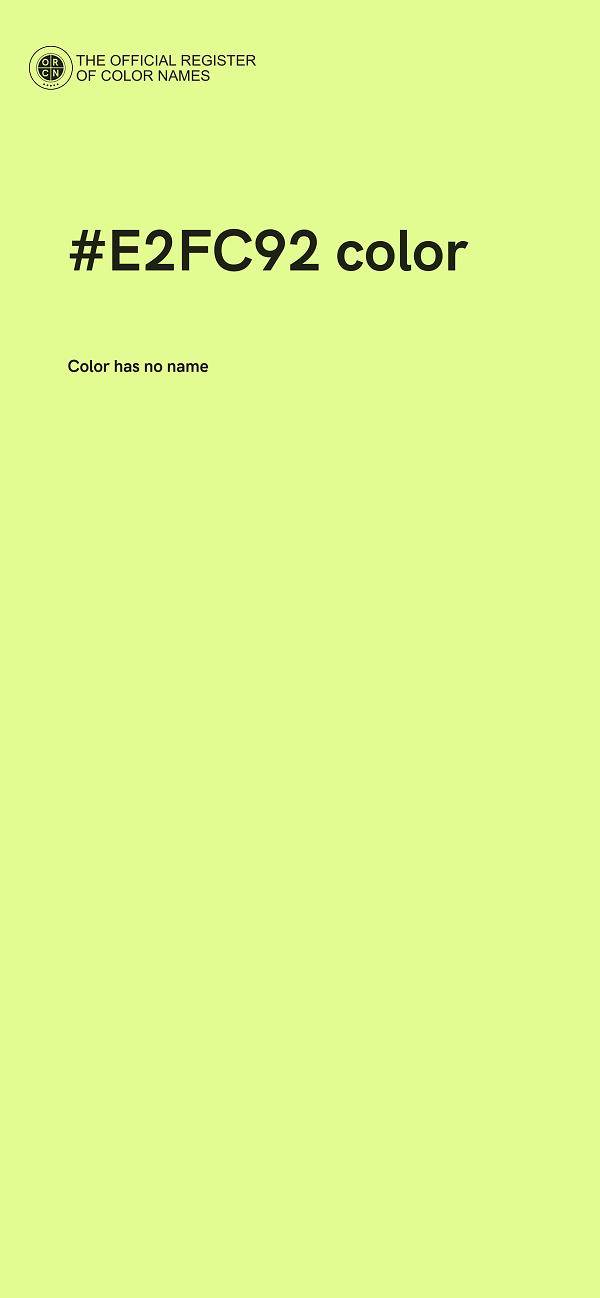 #E2FC92 color image