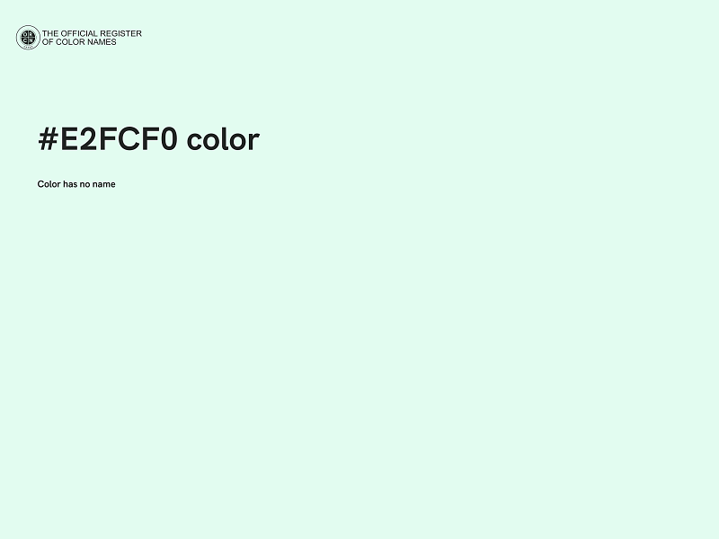 #E2FCF0 color image