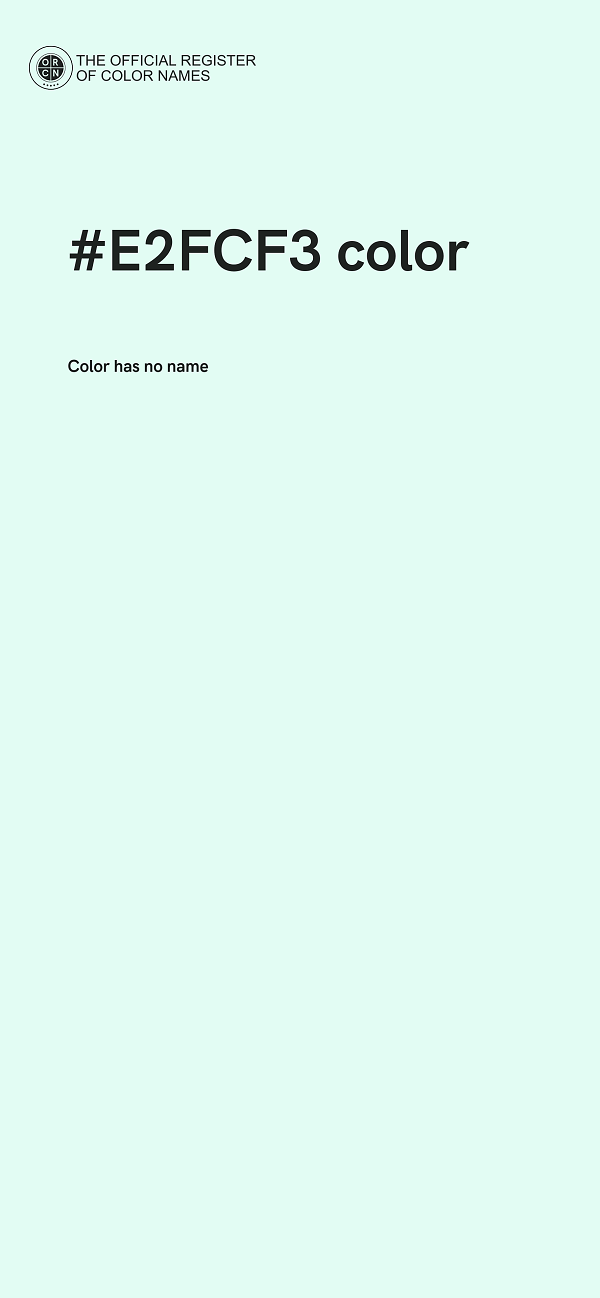 #E2FCF3 color image